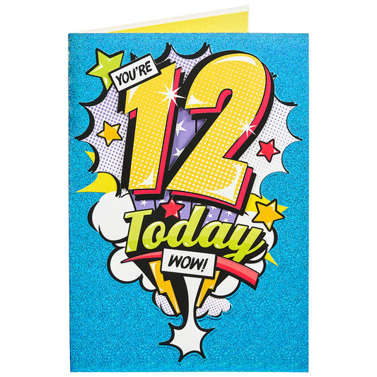 Traditional 12th Today Birthday Card