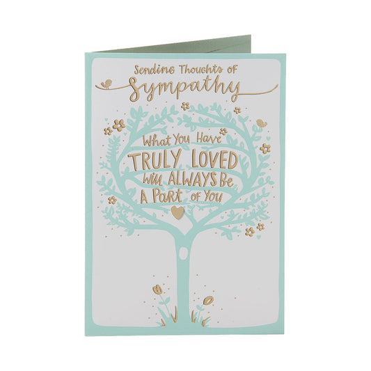 Traditional Thoughts Of Sympathy Card