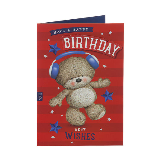 Cute Bear Male Birthday Card