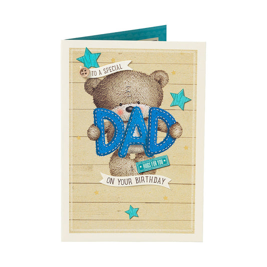 Cute Bear Dad Birthday Card