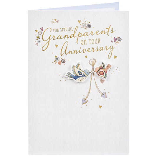 Traditional Grandparent Anniversary Card