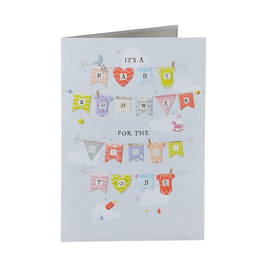 Cute Baby Shower Card Mum To Be