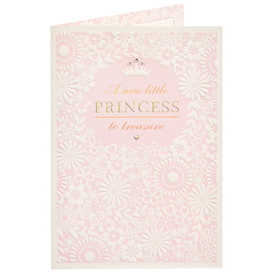 Traditional New Little Princess Card