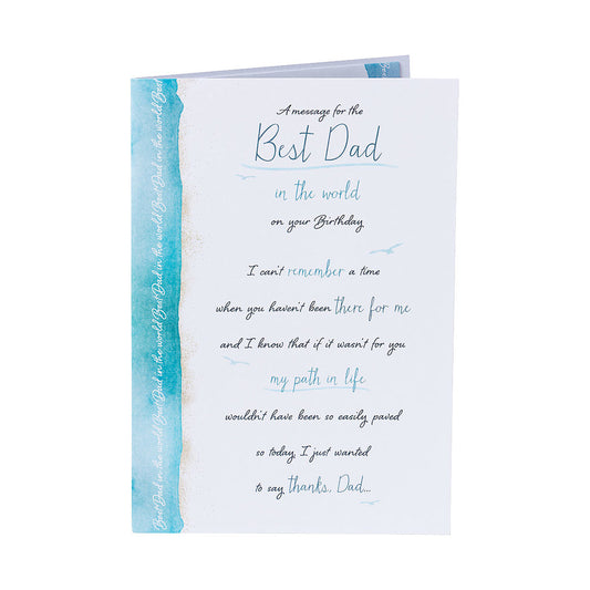 Traditional Best Dad Birthday Card