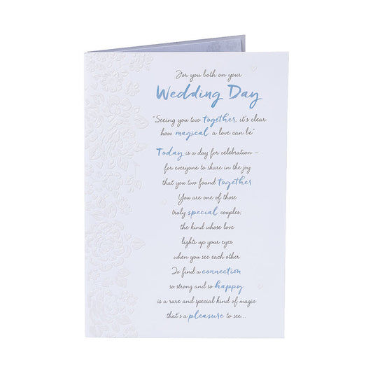 Traditional Inspiring Wedding Day Card