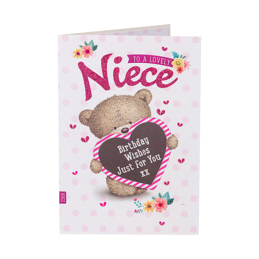 Cute Birthday Card Teddy Bear Niece