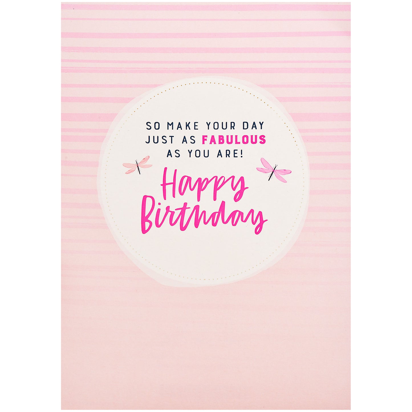 Cute Flamingo Daughter Birthday Card