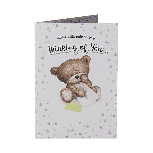 Cute Bear Thinking Of You Card