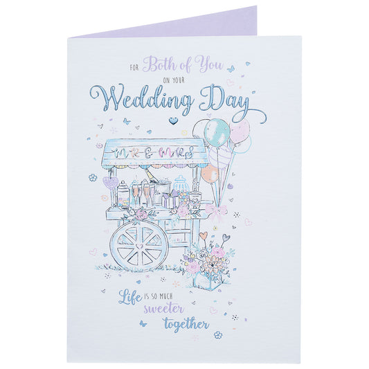 Traditional Both Of You Wedding Day Card