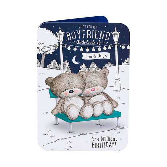 Cute Bears For Boyfriend Birthday Card