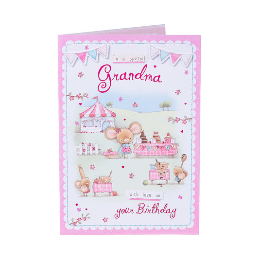 Cute Special Grandma Birthday Card