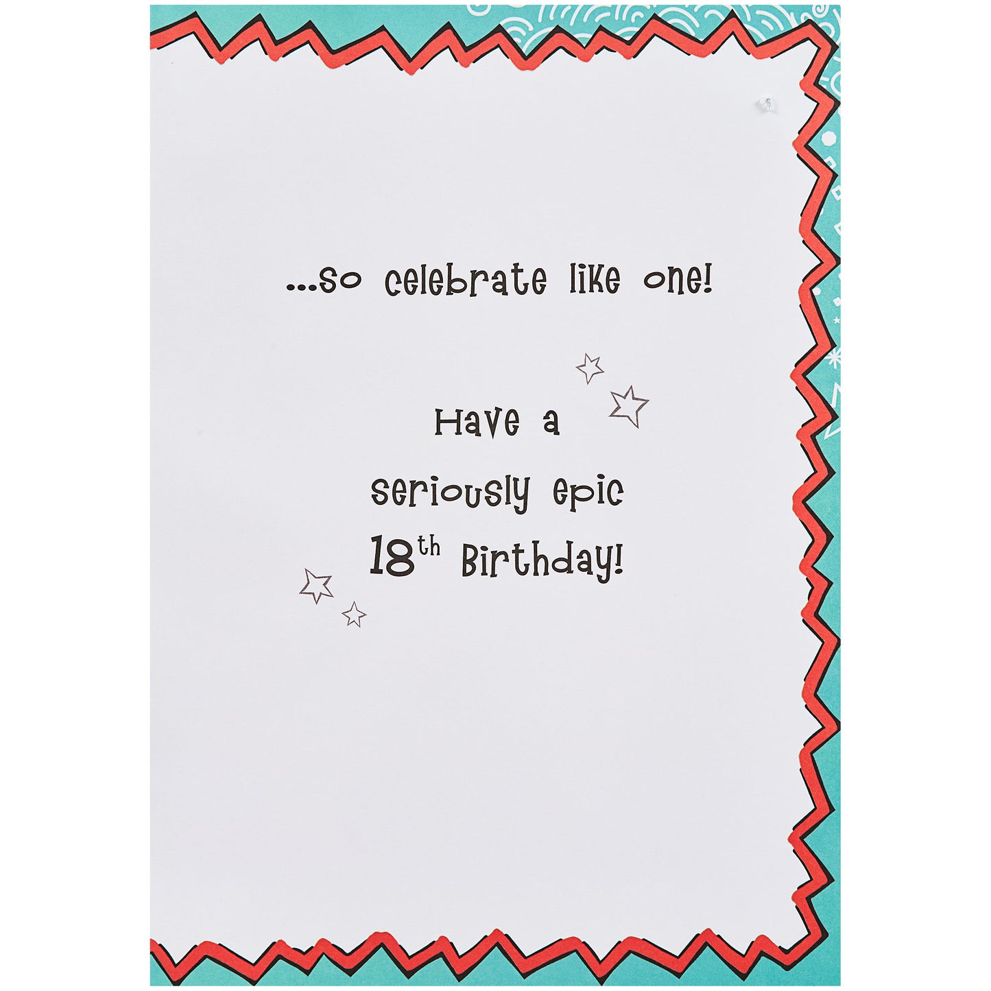 Contemporary Male 18th Birthday Card