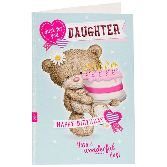Traditional Birthday Card Daughter