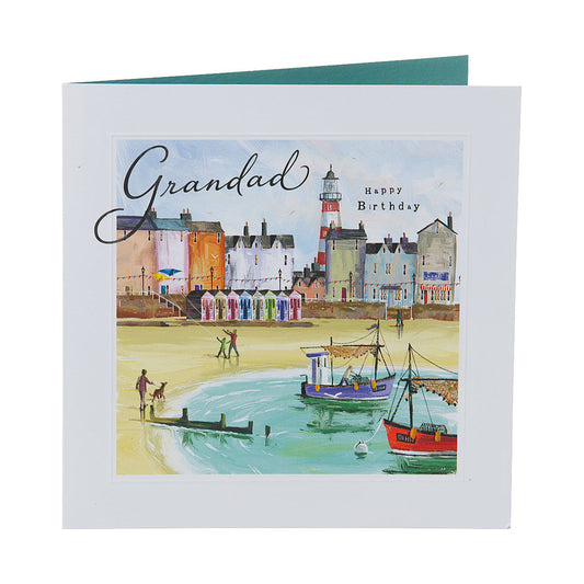 Traditional Beach Grandad Birthday Card