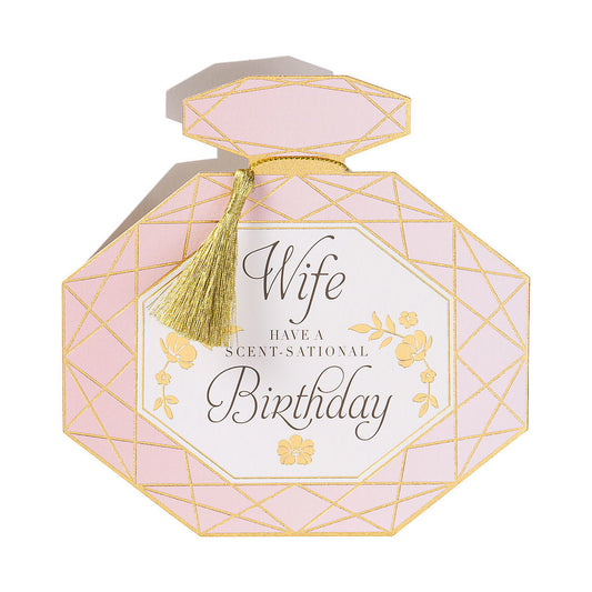 Special Shape Wife Birthday Card