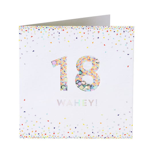 Traditional Wahey 18th Birthday Card