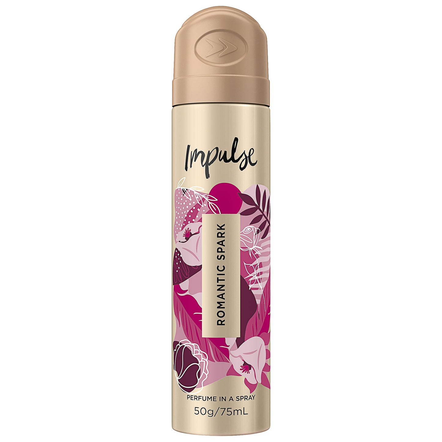 Impulse Body Spray Romantic Spark 50g