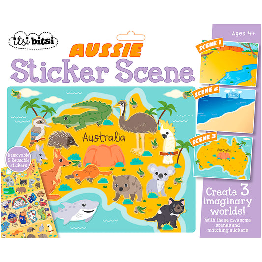 Itsi Bitsi Sticker Scene Aussie Animal