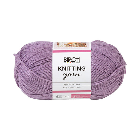 Birch Acrylic Yarn Lupin 8ply 100g