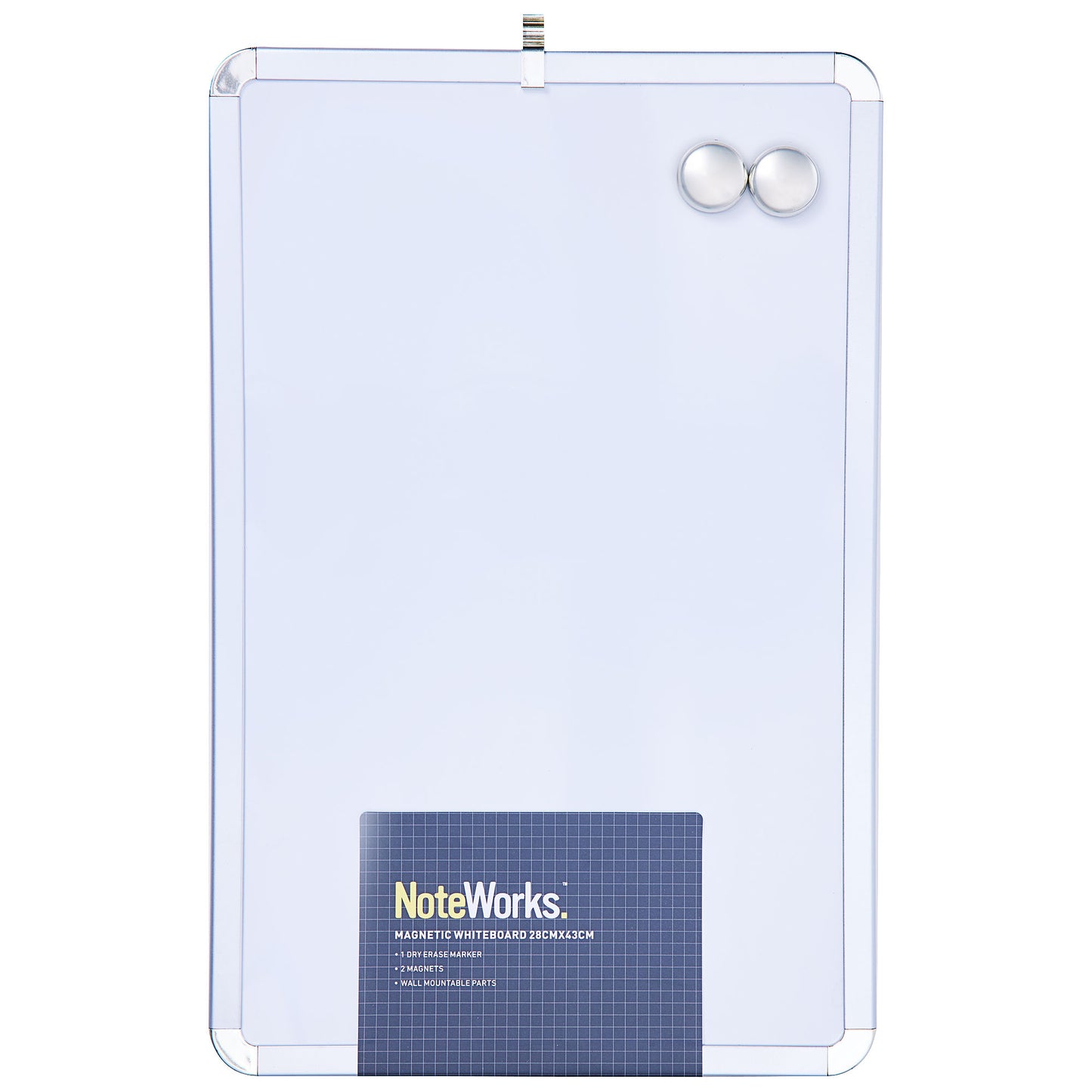 Noteworks Magnetic Whiteboard 28x43cm