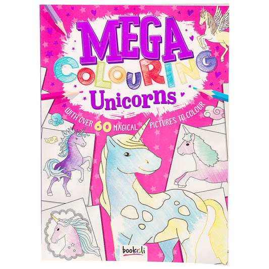 Mega Colouring Books - Unicorn & Animal