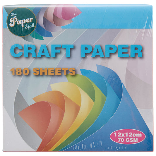 Square Craft Paper 180 Sheets