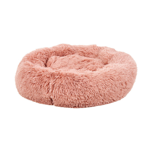 Sammantha Pet Bed Fluffy Grey/Pink - Dog Bed