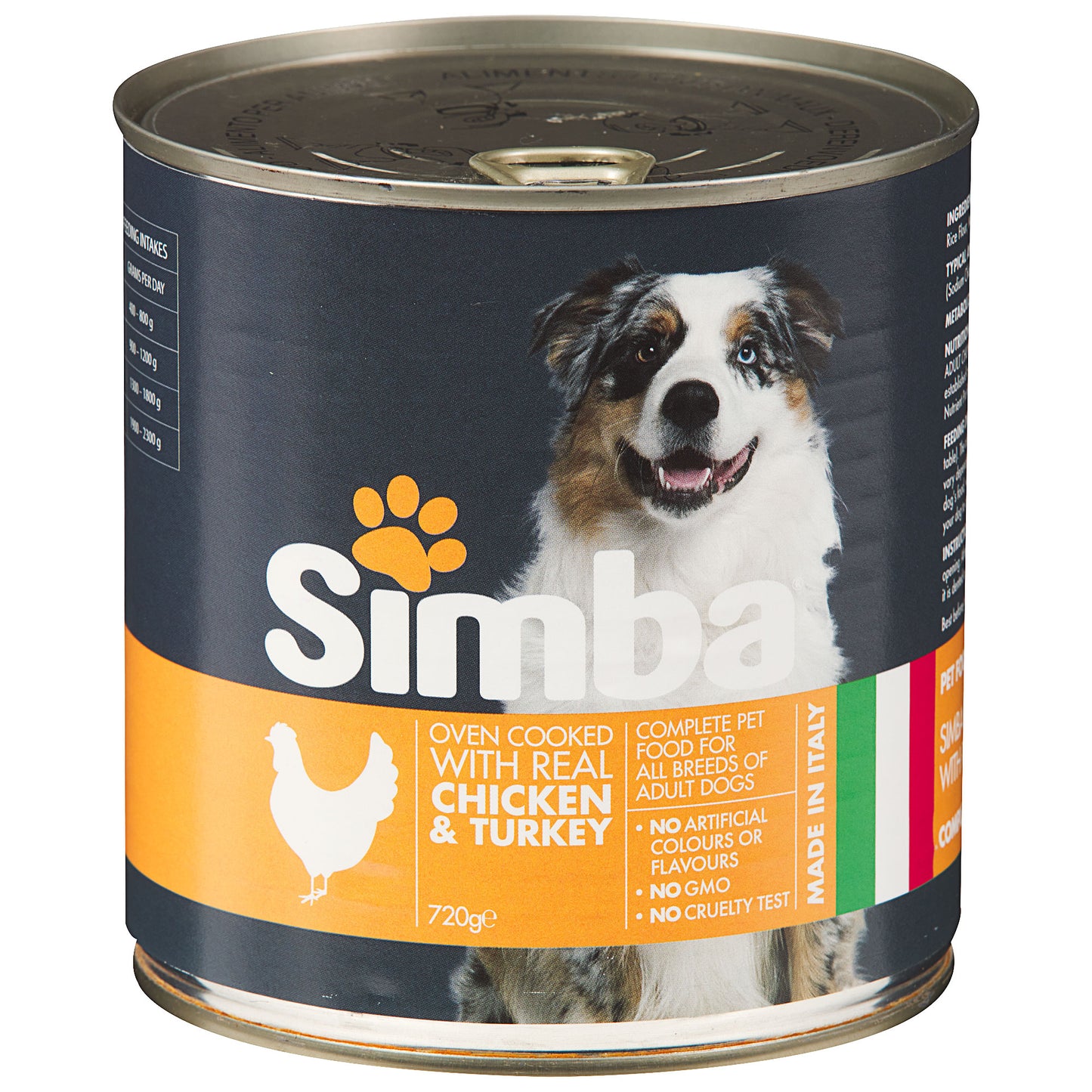 Simba Dog Food Chicken & Turkey 720g