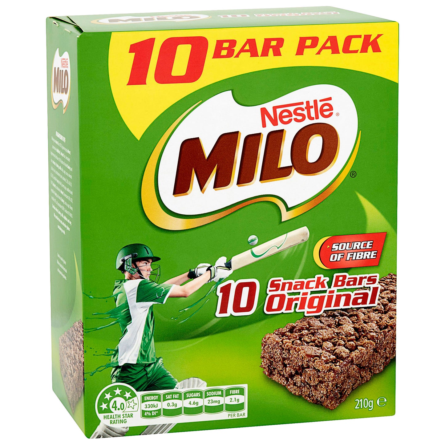 Milo Original Snack Bars 10pk 270g