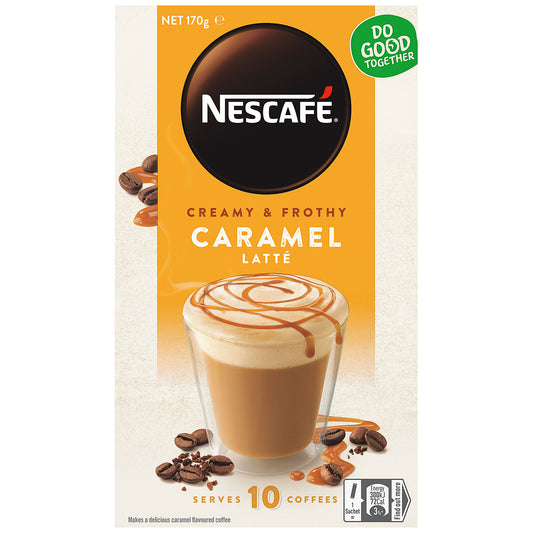 Nescafé Caramel Latte Sachets 10pk