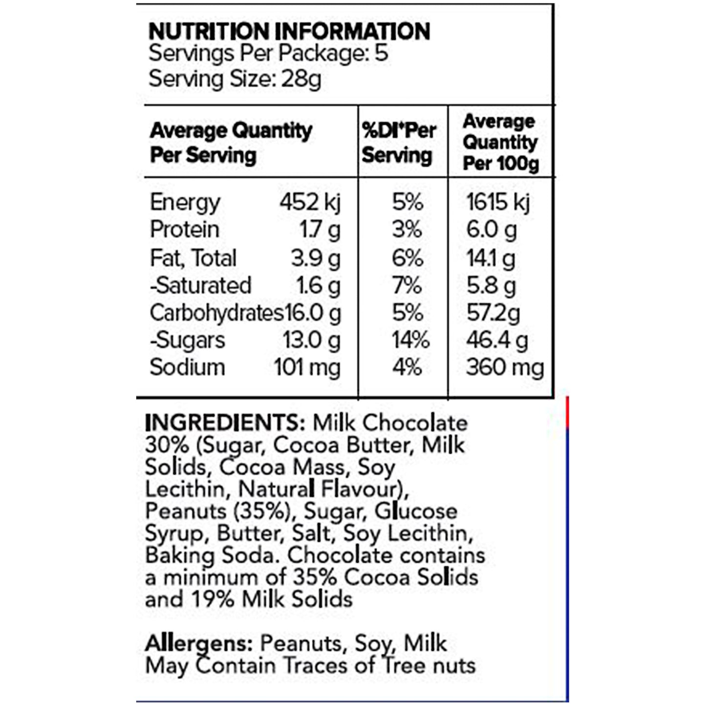 Scorched Peanut Bar 45g