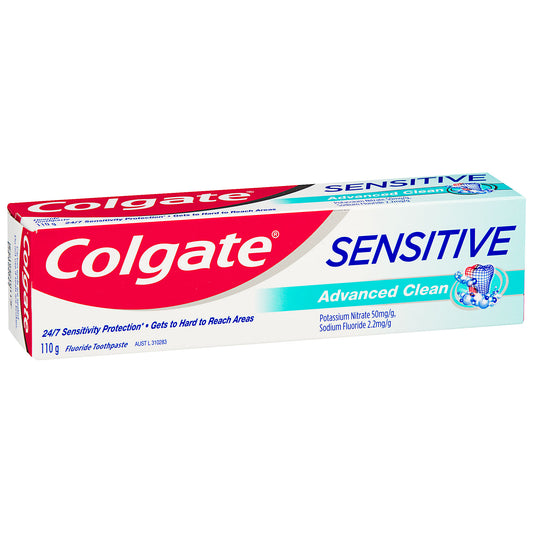 Colgate Sensitive Advanced Clean Toothpaste 110g