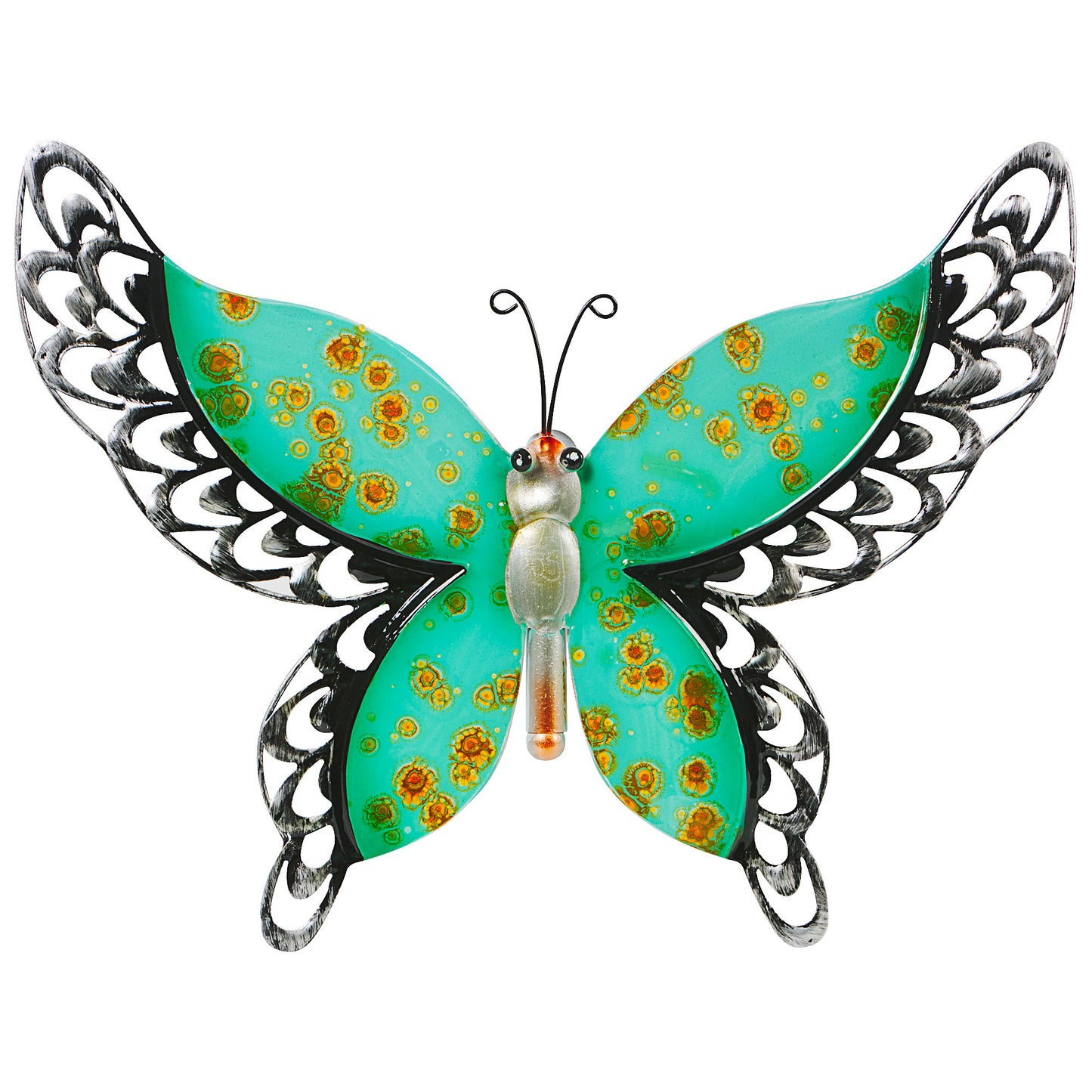 Metal Butterfly Wall Art 41x32cm Assorted