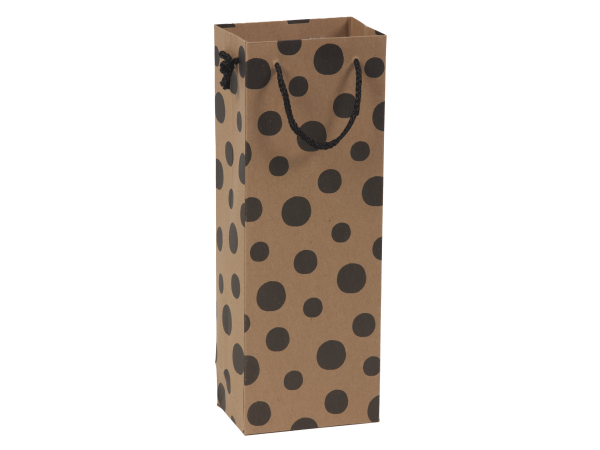 Kraft Bottle Bag - Assorted Prints