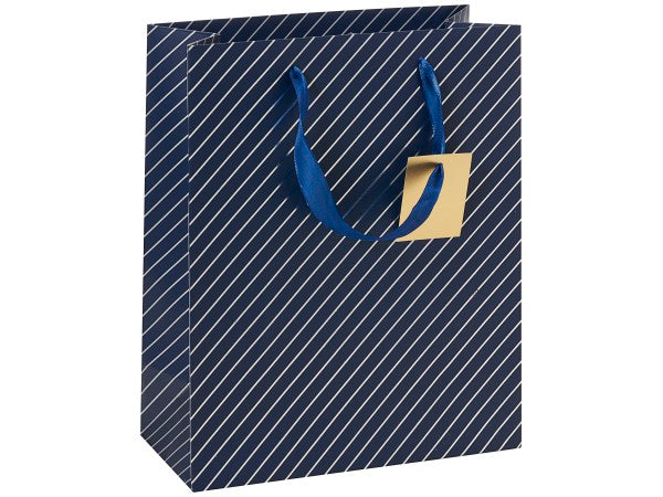 Gift Bag Foiled Stripe Large