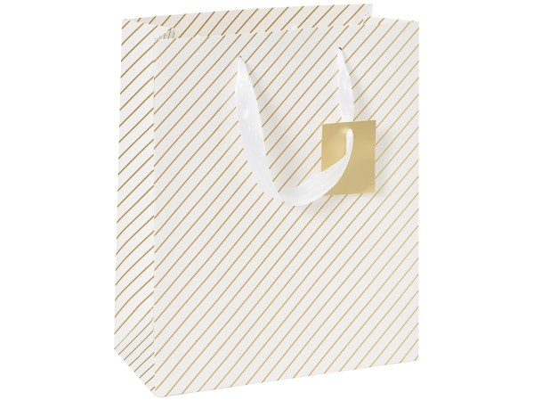 Gift Bag Foiled Stripe Large