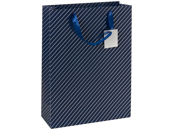 Gift Bag Foiled Stripe Xl Assorted