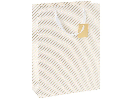 Gift Bag Foiled Stripe Xl Assorted