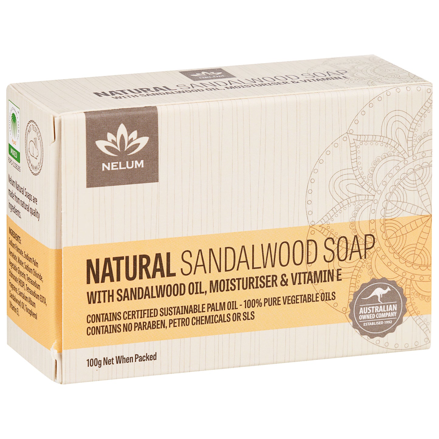 Nelum Natural Sandalwood Soap 100g