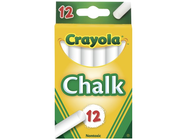 Crayola White Chalk 12pk