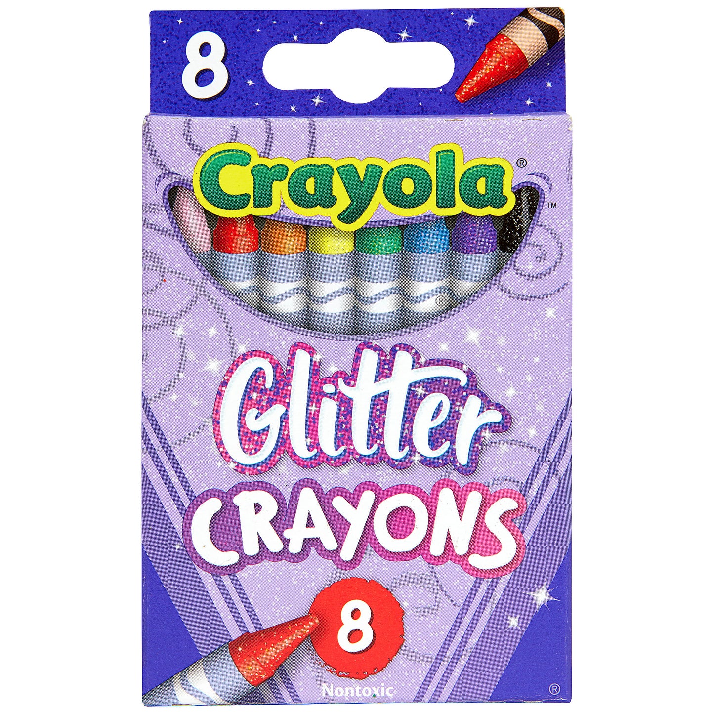 Crayola Crayons Glitter 8pk