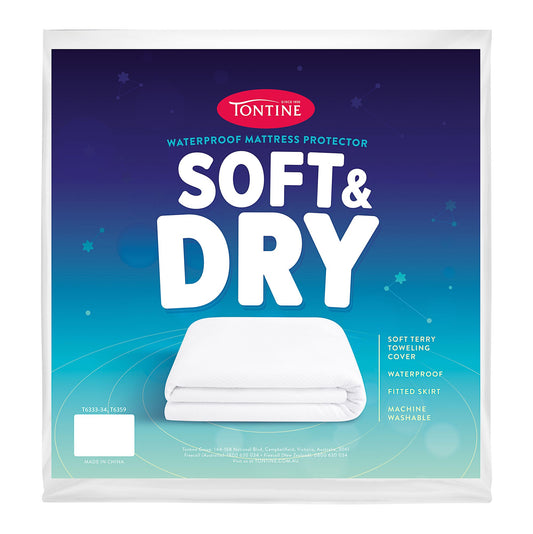 Tontine Waterproof Mattress Protector Double Bed