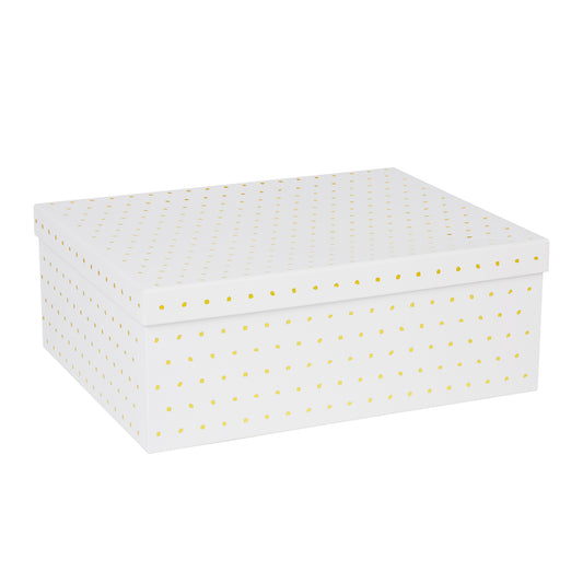 Gift Box Gold Dot 41 x 32 x 15.5cm