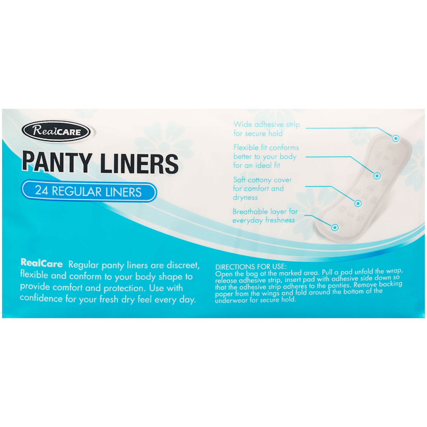 Realcare Panty Liner Regular 24pk