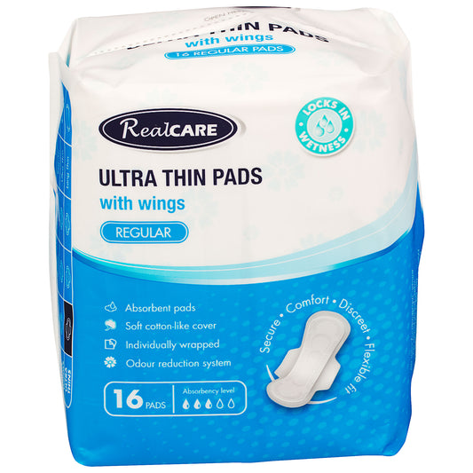 Realcare Pads Maxi Reg Wings 16 Pads