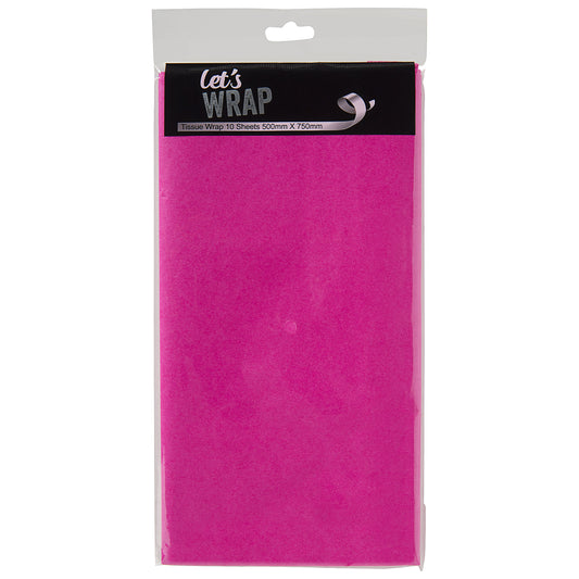 Dark Cerise Tissue Paper 50x75cm 10 Sheets