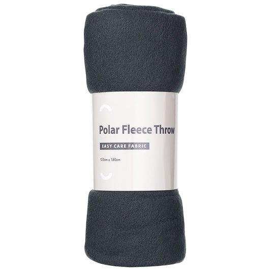 Fleece Throw Charcoal