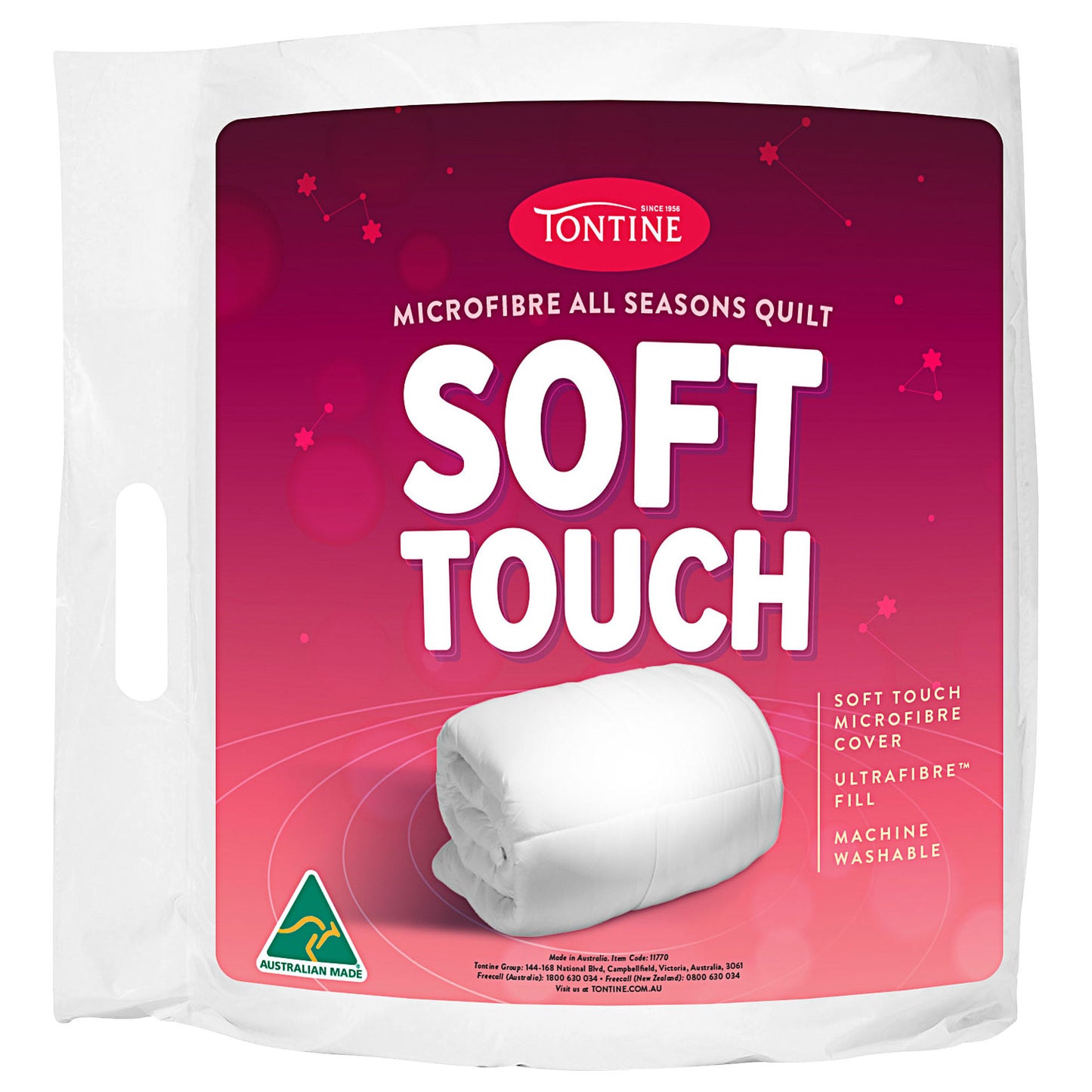 Tontine Soft Touch Quilt Single Bed