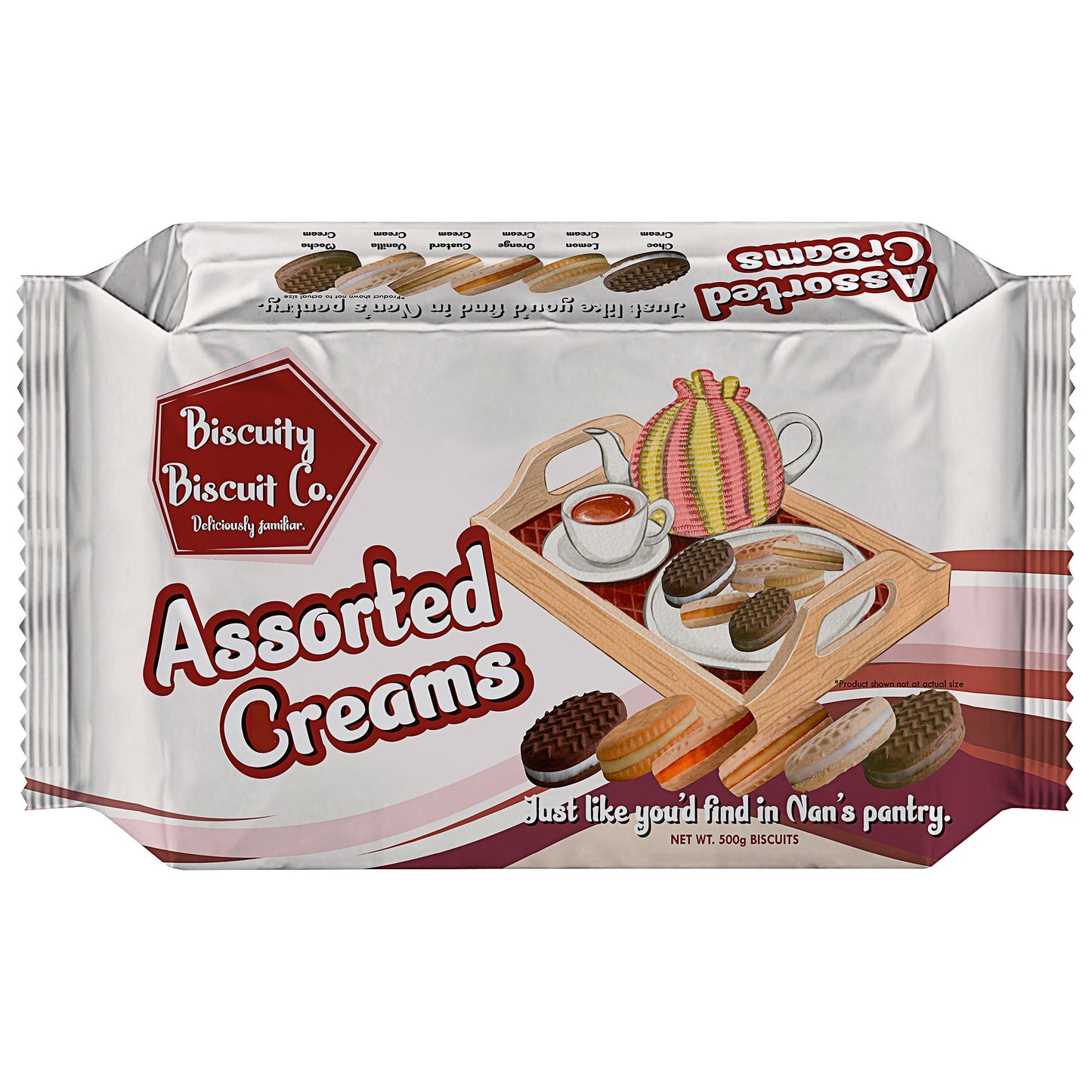 Assorted Biscuity Biscuit Creams 500gm