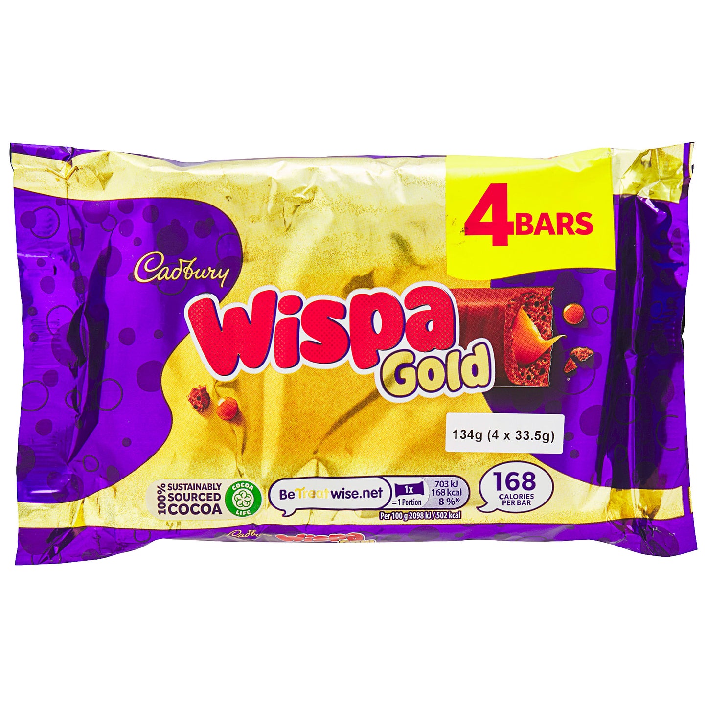 Cadbury Wispa Gold 4pk 164g